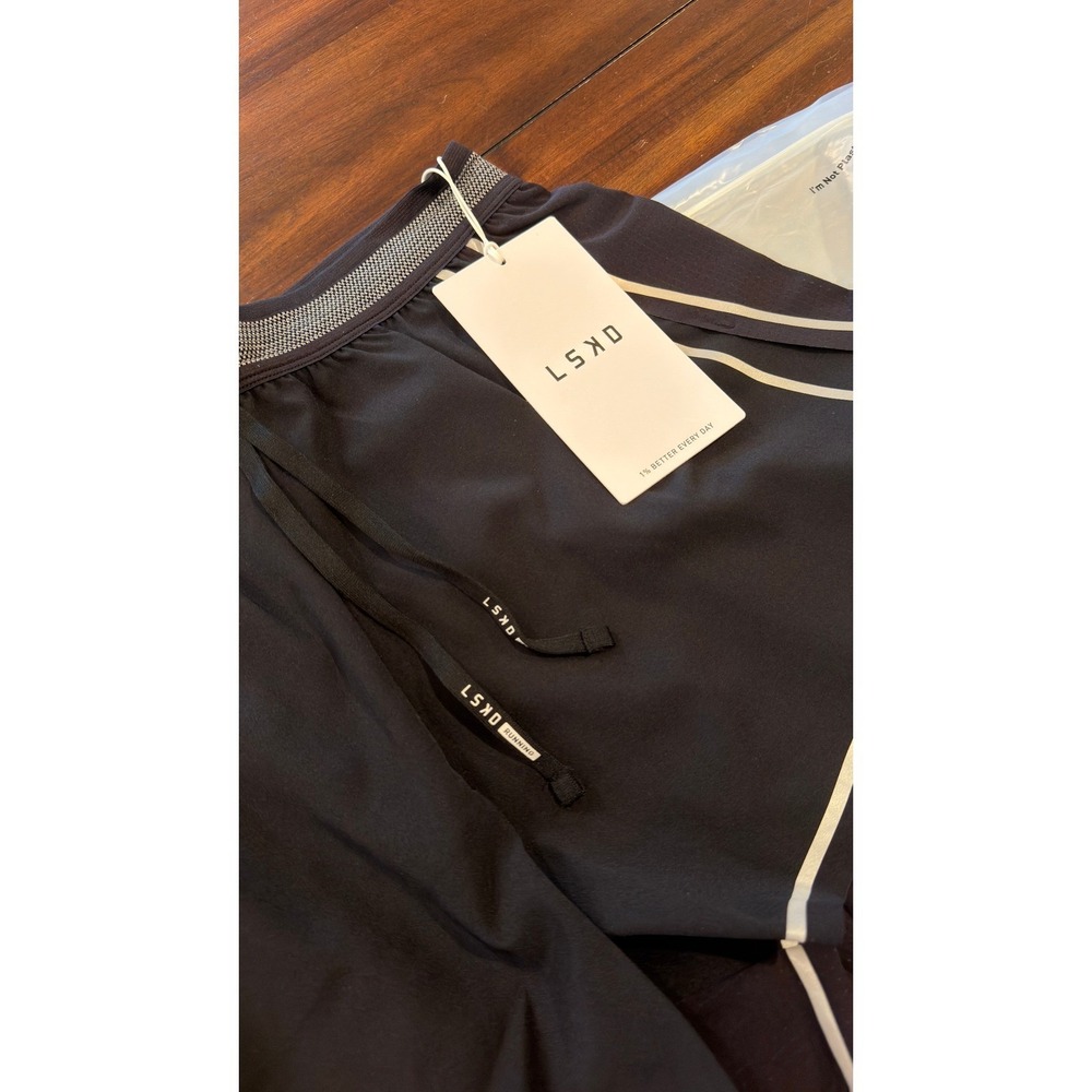 LSKD Accelerate 3" High-Rise Running Shorts Black Reflective Women Small NEW NWT - Picture 9 of 16